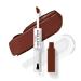 Wet n Wild Megalast Lock n' Shine Dual-Ended Lip Color and Clear Gloss Vitamin E and Jojoba Oil Enriched Formula Affogato Dreams Shade