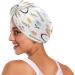 Bicycle Dry Hair Cap - 2 Piece Quick Drying Towel Set with Button Headband | Super Absorbent & Soft | International Shipping Available - Buy Online on GoSupps.com