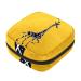 Bright Yellow Animal Sanitary Napkin Storage Bag for Girls Women Portable First Period Pads Bag Tampons Holder Girls Travel Makeup Bag Large Capacity Multicoloured 01