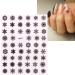 JMEOWIO 10 Sheets Christmas Snowflake Nail Art Stickers Decals Self-Adhesive Winter Holiday Nail Supplies Nail Art Design Decoration Accessories - Buy Online on GoSupps.com