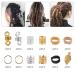 200 Pcs Aluminum Hair Coils & Dreadlocks Accessories | Braids Jewelry & Cuffs | Pearl Pendant Clips for Hair Decoration - Buy Online on GoSupps.com