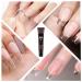 Gel Nail Tip Glue Gel Glue Nail Glue Base Gel Strong Glue Long-Lasting Soft Gel Glue Nail Tips Gel Extension Glue Gel Glue for Rhinestone Nails round mouth - Buy Online on GoSupps.com