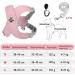 Shop No-Pull Dog Harness for Small Dogs | Reflective Soft Safety Harness & Leash - Pink M - Buy Online on GoSupps.com