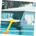 FOMIYES Beef Tendon Scraping scraper Ice Scraper deicer snow Snow for Car car deicer snow plow short handle 34.00X16.00X1.50CM Yellow - Buy Online on GoSupps.com