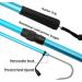 SANLIKE Telescopic Fish Gaff with Stainless Steel Fishing Spear Hook - 47.2 IN Blue - Buy Online on GoSupps.com