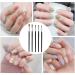 5-Piece Professional Nail Brush Set | Nail Art & Design Brushes for DIY UV Gel & Acrylic Nail Art | Black Nail Accessories - Buy Online on GoSupps.com