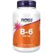 Now Foods Vitamin B6 (Pyridoxine) 100mg 250 vegan capsules laboratory tested gluten-free soy-free vegetarian non-GMO
