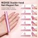 MIZHSE Nail Magnet Tool | Double-Head Cat Eye Magnet Pen | Hexagonal Design for Nail Art | Professional & DIY Nail Salon Tools - Buy Online on GoSupps.com