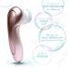 Fancii Waterproof Facial Cleaning Brush with 3 Exfoliating Attachments | Cora 3 (Rose Gold) - Complete Face Spa System for Deep Cleaning & Gentle Exfoliation - Buy Online on GoSupps.com