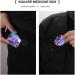 Beautiful Orchid Print Pill Box - 2 Compartment Portable Medicine Organizer | Decorative Metal Pill Case for Pocket & Purse - International Shipping - Buy Online on GoSupps.com