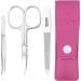marQus Manicure Set 3 pieces travel set with file from Solingen nail care set nail scissors set and nail set 4. Berry
