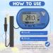Digital Aquarium Thermometer - 2-Pack LCD Water Temperature Sensors with Suction Cup for Turtle & Fish - Accurate Terrarium Monitoring - Buy Online on GoSupps.com