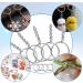 Paxcoo 50Pcs Keychain Making Kit with Chains and Jump Rings - DIY Keychain Findings Bulk for Crafts - Buy Online on GoSupps.com