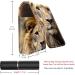 Shop Stylish Leather Lipstick Case with Mirror - Mini Lip Gloss Organizer | Wild Animal Lion Design - Buy Online on GoSupps.com