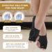 Huninpr Bunion Corrector & Relief Kit - 3 Pack Set for Hallux Valgus Correction - Non-Surgical Toe Separator & Protector Sleeve for Pain Relief - Black - Buy Online on GoSupps.com