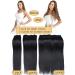 40 Pieces Real Hair Tape-In Extensions | 100% Remy Human Hair | Light Brown #6 | 56 cm | Includes 10 Free Adhesive Brick Tapes - Buy Online on GoSupps.com