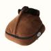 Erzhuizi foot warmer with massage foot warmer heating relax foot massage shoes slippers winter office heating shoes insole heating