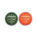 SK INFINITY | Classic Face and Body Paint 18 ml Professional Water Based Single Cake Makeup Supplies for Adults Kids (ORANGE & DR. GREEN)
