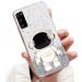 Tivenfezk Nadoli for Samsung Galaxy A51 astronaut Hidden Standh lle caricature glitter stand soft silicone bling transparent protective cover samsung galaxy a51 clear