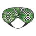 Green Leaves of Palm Tree Tropical Plant Print Unisex Sleep Eye Mask Soft Comfort Eye Shade Cover for Travel/Yoga/Shift Work