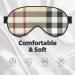 SSIMOO Gray Plaid Sleep Eye Mask for Women | Breathable Travel Eye Patch | Perfect Relaxation Accessory - Buy Online on GoSupps.com