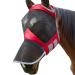 Harrison Howard CareMaster Pro Luminous Fine Mesh UV-proof Fleece Padding Fly Mask Full Face No Ears Ruby (M Cob) Cob (M) Ruby