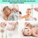 Mocarheri Baby Hair Brush and Comb Set - Soft Goat Bristle Hair Brush, Bath Sponge, and Baby Comb for Newborns & Toddlers (3 Piece) - Buy Online on GoSupps.com