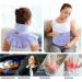 REVIX Microwave Heating Pads Set - Back Pain Relief, Neck Shoulder Wrap, Eye Mask - Purple - Buy Online on GoSupps.com