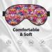 SSIMOO Blooming Flowers Soft Sleep Eye Mask - Breathable Eye Patch for Women | Perfect Travel & Relaxation Accessory - Buy Online on GoSupps.com