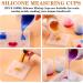 12PCS Silicone Measuring Cups & 2PCS Silicone Brush Set for Resin Art | Non-Stick Glue Tools with Precise Scale - Buy Online on GoSupps.com