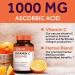Whollium Vitamin C Tablets 1000mg with Citrus Bioflavonoids, Rose Hips, Echinacea & Turmeric - 90 Tabs | High Potency Antioxidant & Immune Support - Buy Online on GoSupps.com