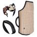 Dog Bite Sleeve Training Protection Bite Protection Sleeve Soft Jute Cover for Bite Protection Sleeves Handmade with a Handle for Dog Training- Black
