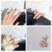 Buy Niceneeded 10 Packs of 500 Clear Acrylic False Nails - 10 Sizes & Nail Glue for Perfect Nail Art Manicure Accessories - Buy Online on GoSupps.com