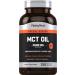 Piping Rock MCT Oil Softgel Capsules 3600mg | 150 Pills | Keto-Approved Supplement with Caprylic and Capric Acid | Non-GMO Gluten Free