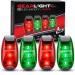 GearLight S1 LED Safety Lights 4 Pack for Boat, Kayak, Bike, Dog Collar, Stroller, Runners and Night Running - Clip On, Strobe, Warning, Flashing, Blinking, Reflective Light Accessories