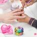Nails Art Glass Dappen Dish Crystal Glass Dish Nails Art Dappen Dish With Lid Heart Shaped Liquids Crystal Cup - Buy Online on GoSupps.com