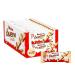 Kinder Kinder Bueno White - Thin Wafer Coated in White Chocolate with a Milk and Hazelnut Center - Soft and Crispy Biscuit - Sharing Size - 30 x 2 Bars (39g)