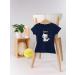 Personalized Gift: Cute Cat T-Shirt for Girls - Shirtracer Dark Blue Cat Motif 03 - Buy Online on GoSupps.com