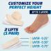 Orthopedic Heel Inserts for Women & Men - 3 Layers (0.25 to 0.75) Shoe Lifts for Leg Length Discrepancy Heel Spurs & Pain Relief - Small Size - Buy Online on GoSupps.com