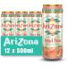 Arizona Delicious Fruit Tea Drink No Artificial Colours or Preservatives - Peach Iced Tea - 16.9 Oz - Pack Of 12 - Buy Online on GoSupps.com