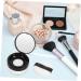 WOONEKY 2pcs Elastic Mesh Loose Powder Box Portable Powder Case Makeup Powder Case Mirror Brackets Abs Black - Buy Online on GoSupps.com