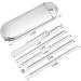 vgggrd Blackhead Remover Comedone Squeezer Set Professional Pimple Tool Tweezers Set with Metal Box Acne Whiteheads Blackhead Remover for All Skin Types - Buy Online on GoSupps.com