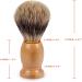 QSHAVE 100% Pure Badger Hair Shaving Brush Handmade with Real Wood Base - Ideal for Wet Shave, Safety Razor, Double Edge Razor - Buy Online on GoSupps.com