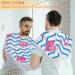 Beard Bib Apron for Men | Waterproof Hair Catcher & Grooming Cloth - Flamingo Print - Buy Online on GoSupps.com