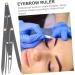 FOMIYES Eyebrow Scale Eyebrow Shaping Template Makeup Measuring Tool Eyebrow Microblading Ruler Miss Mini - Buy Online on GoSupps.com