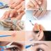 10pcs Professional Manicure Set - Stainless Steel Nail Clippers & Pedicure Tools for Travel (Blue) - Buy Online on GoSupps.com