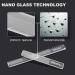 Bezox Glass Nail File Set - 2PCs Durable 13cm & 9cm Professional Salon Tools for Acrylic & Natural Nails - Top-Quality Manicure Kit - Buy Online on GoSupps.com