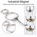 3pcs Heavy Duty Horse Tie Ring Durable Stainless Steel Tie Ring for Horses with Eye Bolt Horse Tie Post Quick Release Safety Horse Accessories - Buy Online on GoSupps.com