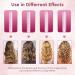 Silk Curling Ribbon Rods for Long Hair - Heatless Hair Curler with Hair Claw Clip - DIY Styling Tool for Natural Hair (Pink) - Buy Online on GoSupps.com