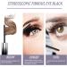 Mascara Black Water Resistant Lengthening Smudge Proof High Waterproof Mascara Lifting Curling Multiplying Eye Makeup No Clump Or Flake Brown - Buy Online on GoSupps.com
